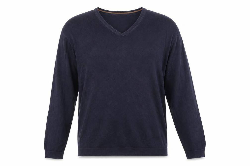 Next Men's Blue Pullover V-Neck Jumper 2XL