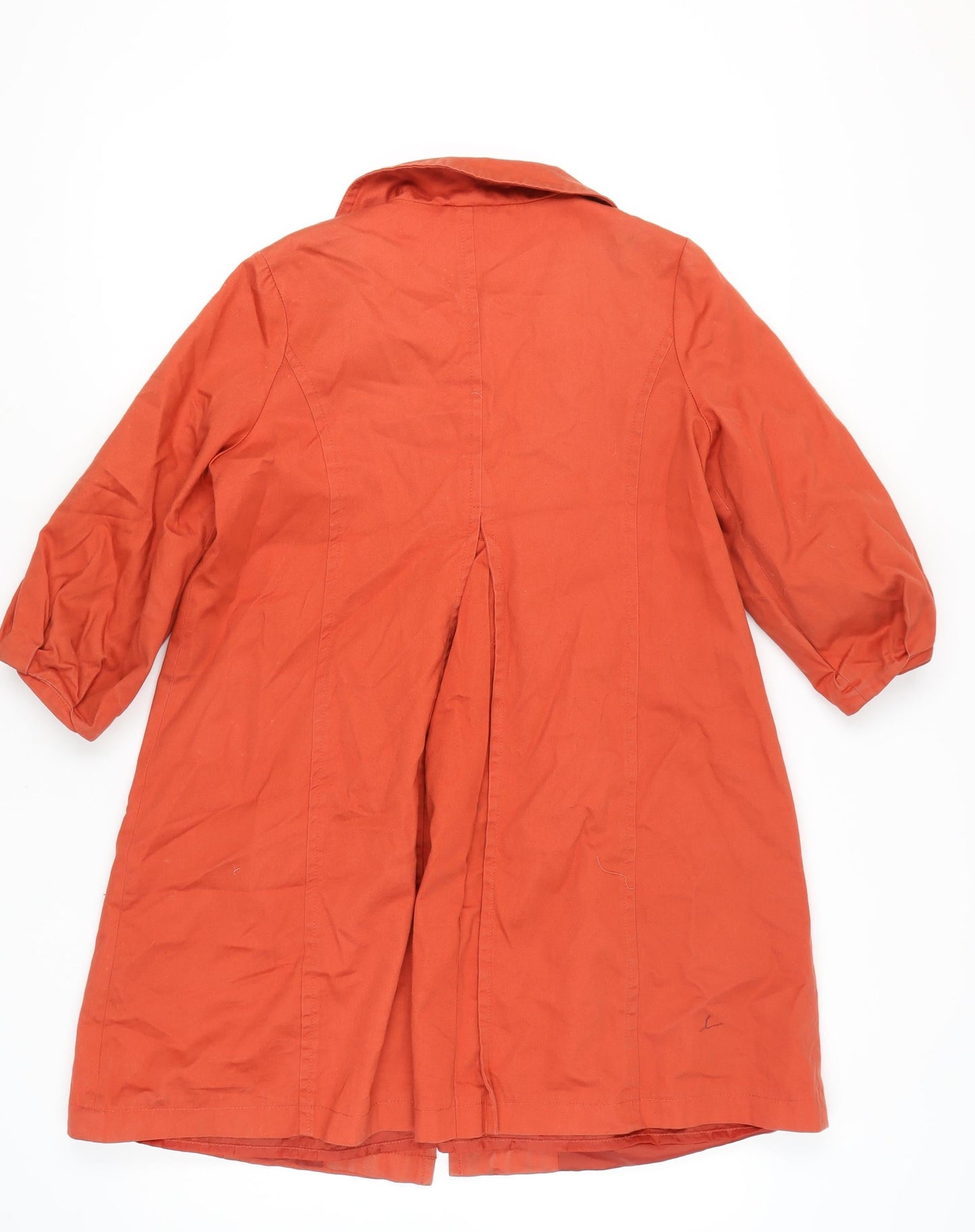 Atmosphere Women's Orange Button Coat Size 10