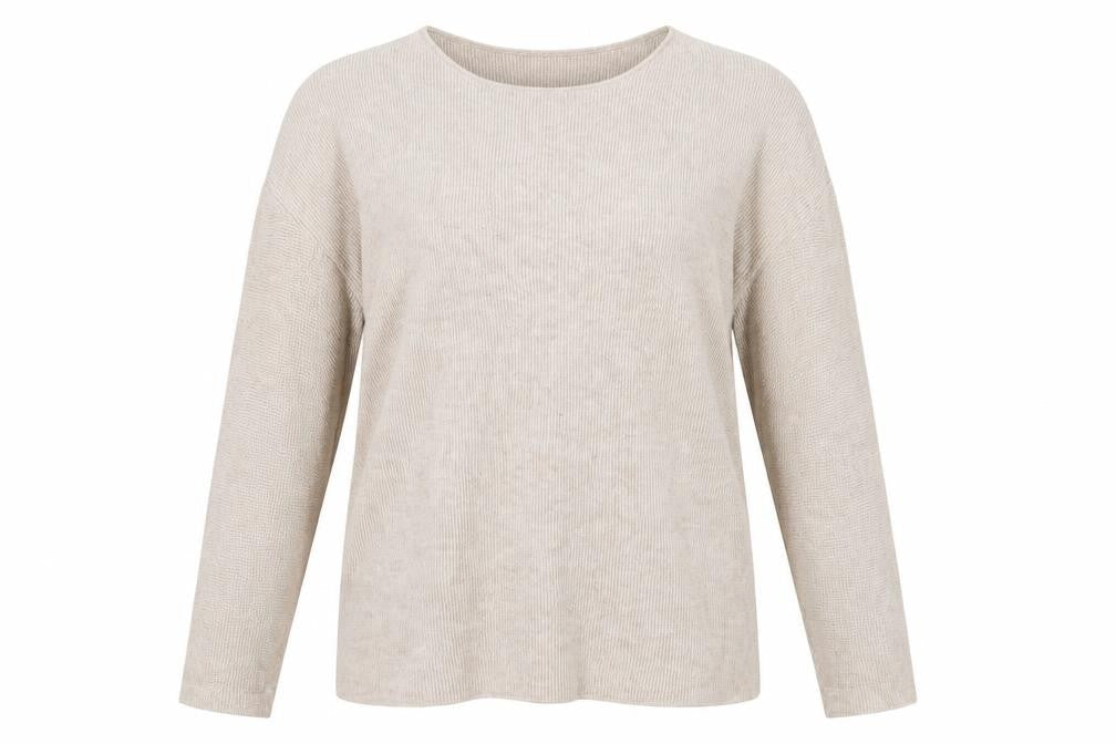 Next Beige Women's Size 14 Cotton Blend Pullover