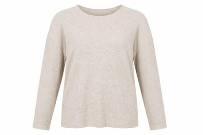 Next Beige Women's Size 14 Cotton Blend Pullover