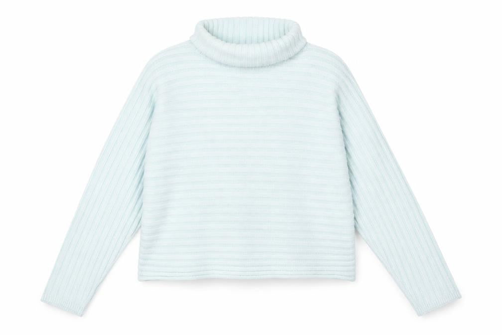 New Look Women's Blue Roll Neck Pullover Jumper L