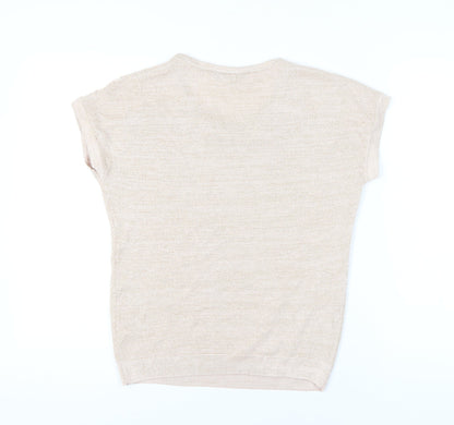 Dorothy Perkins Women's Beige Pullover Jumper Size 12