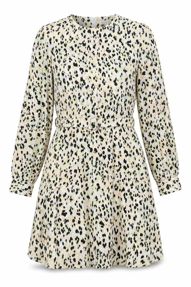 Warehouse Women's Multicoloured A-Line Dress - Size 14