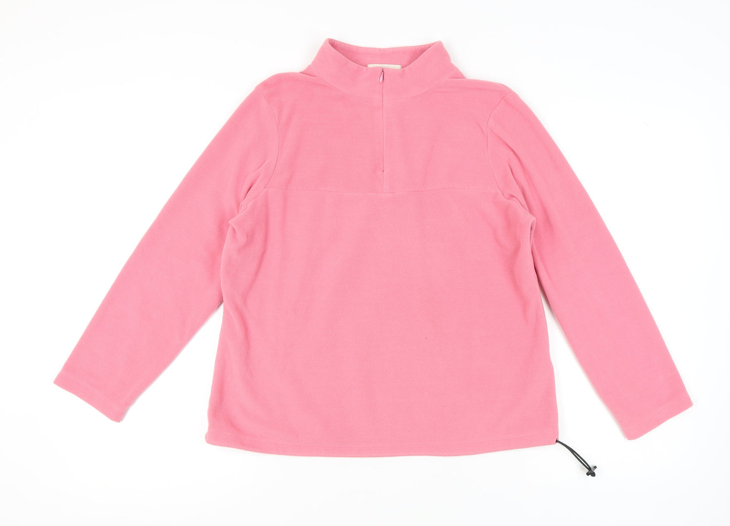 Marks and Spencer Women's Pink Fleece Sweatshirt UK 16