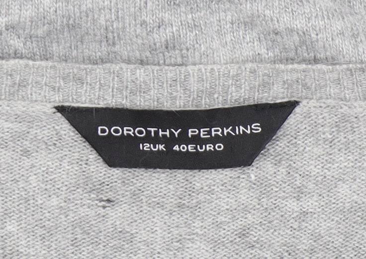 Dorothy Perkins Women's Grey Pullover Jumper Size 12