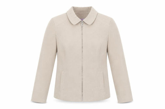 Bonmarché Women's Beige Jacket Size 14 Full Zip Casual