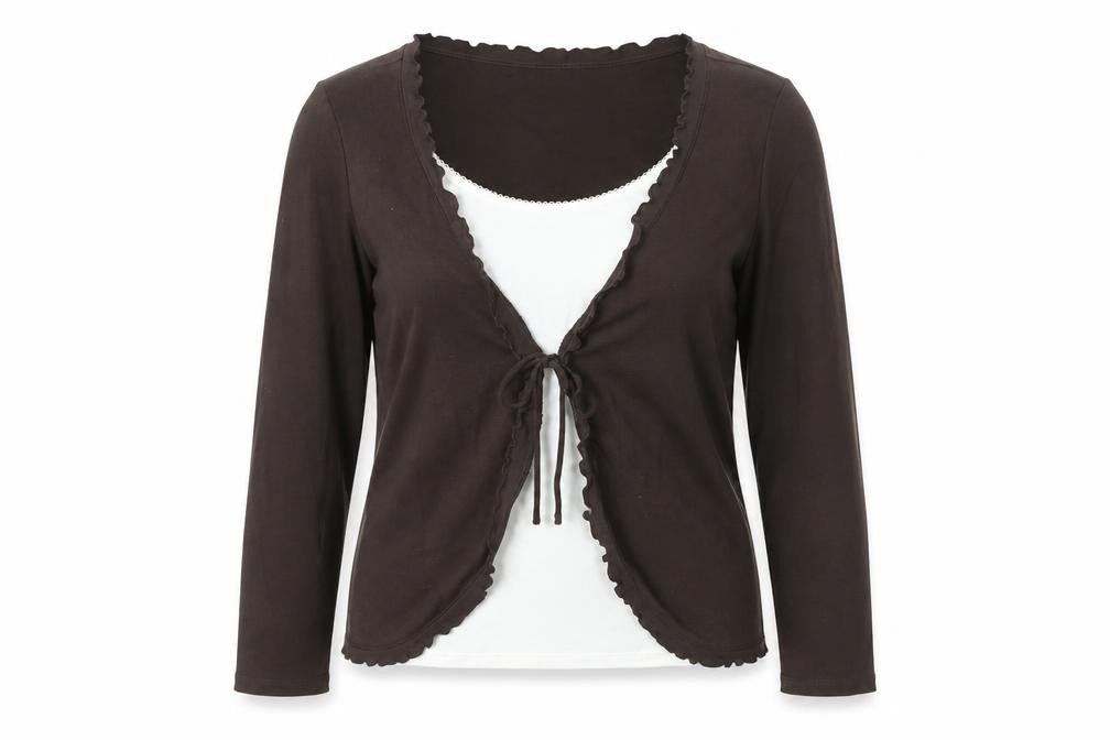Marks & Spencer Women’s Brown Long Sleeve Top Size 18