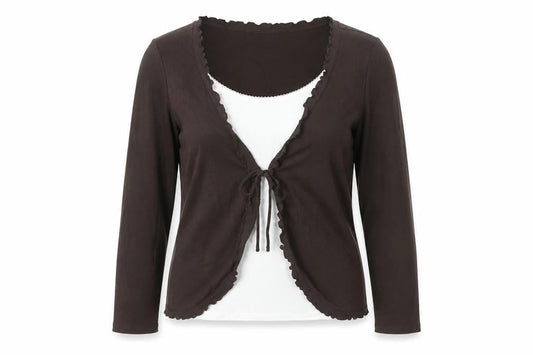 Marks and Spencer Women’s Brown Long Sleeve Top Size 18