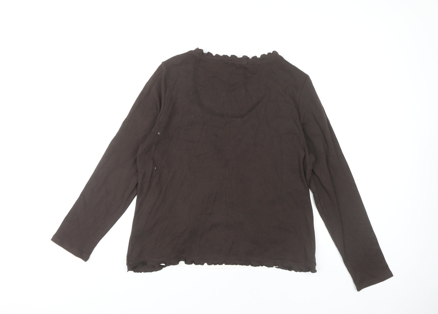 Marks and Spencer Women’s Brown Long Sleeve Top Size 18