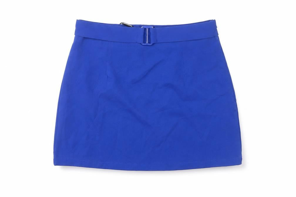 PrettyLittleThing Women's Blue Mini Pencil Skirt, Size 6