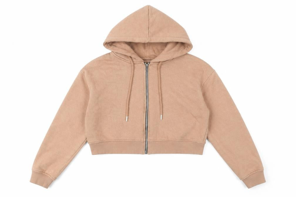PrettyLittleThing Women's Brown Medium Hoodie Full Zip