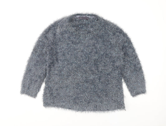 Marks and Spencer Women's Grey Pullover Jumper Size 10
