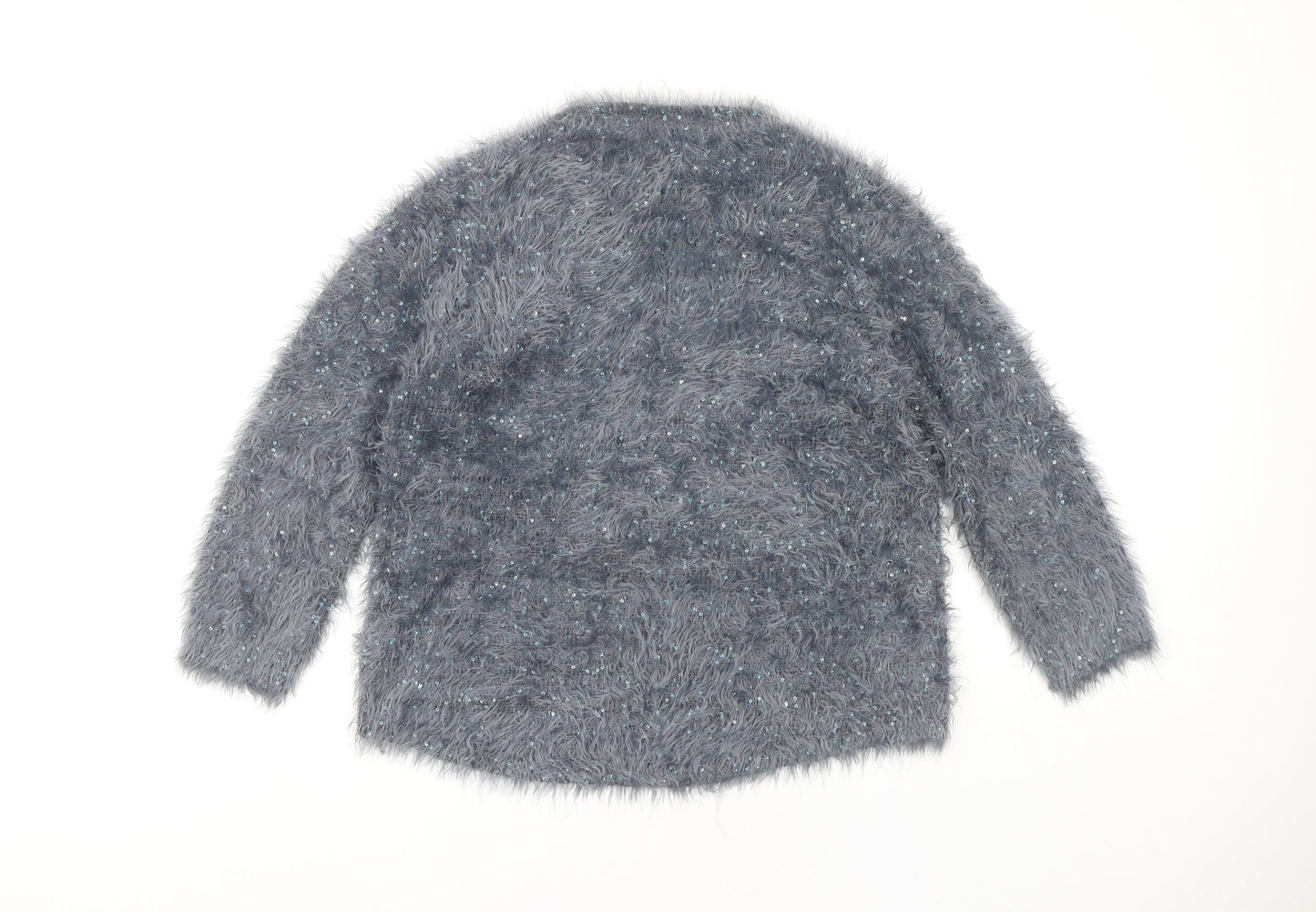 Marks and Spencer Women's Grey Pullover Jumper Size 10