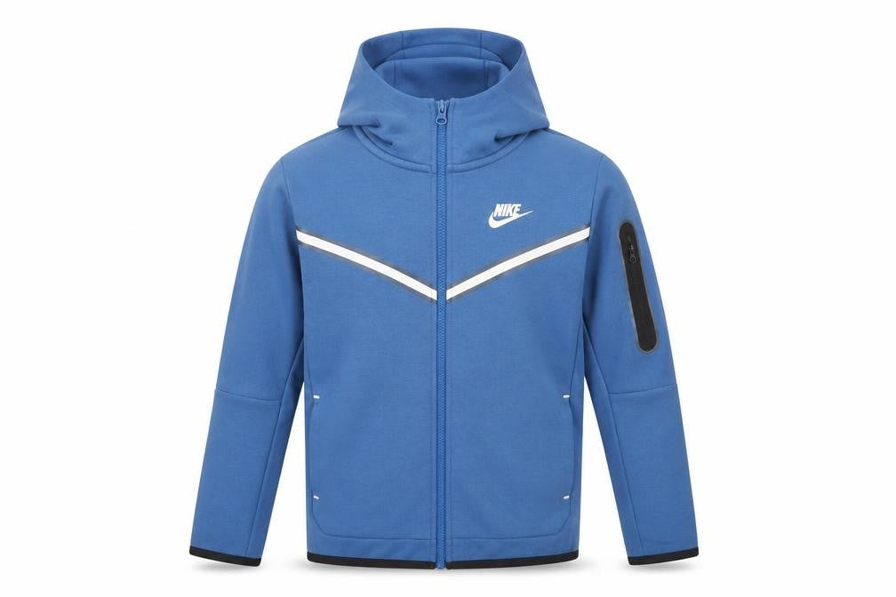 Nike Boys Blue Full Zip Hoodie - Size L, Sportswear