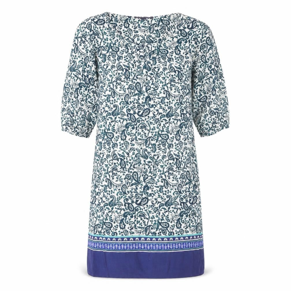 Marks & Spencer Women Multicoloured Paisley Dress, Size 8