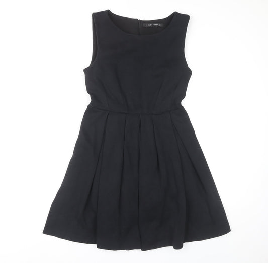 Zara Woman Black Sleeveless Dress UK Size 12