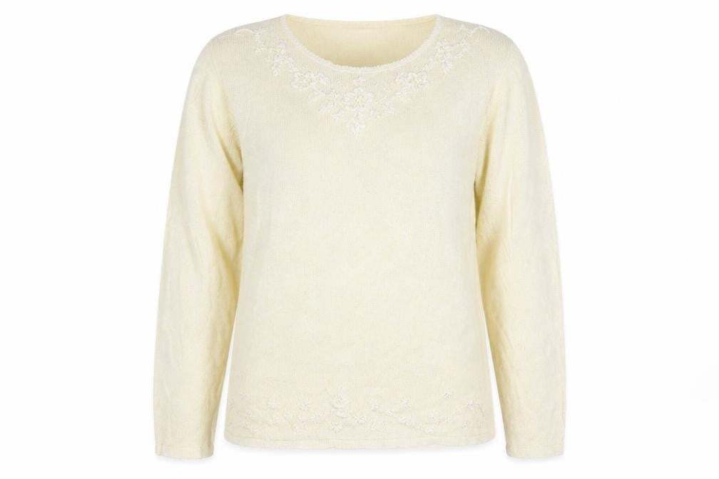 Fay Louise Women's Beige Pullover Jumper L