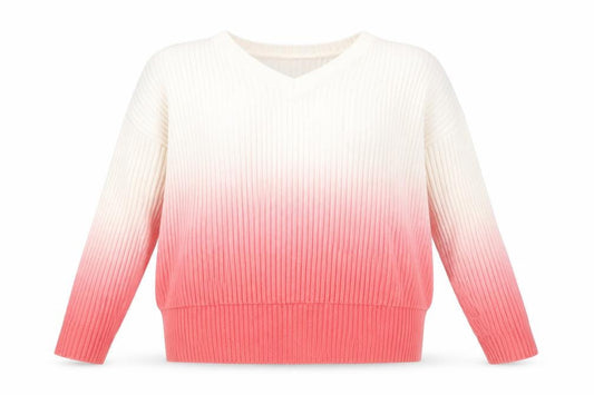 Front view of Topshop Women's Multicoloured V-Neck jumper, size 10
