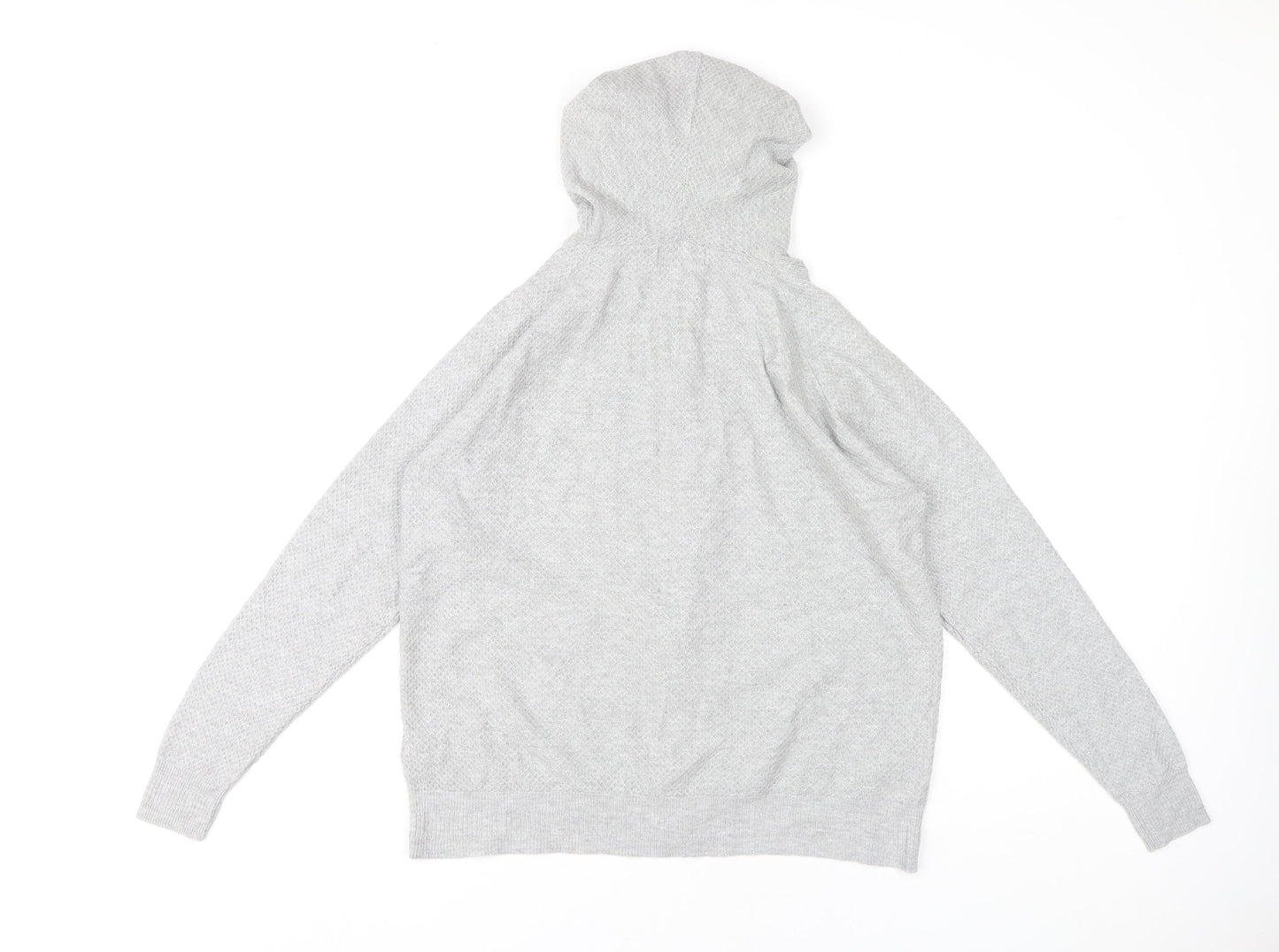 Marks and Spencer Women's Grey Full Zip Hoodie - S