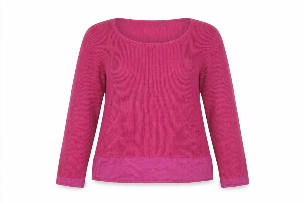 Per Una Women's Pink Round Neck Pullover Jumper Size 12