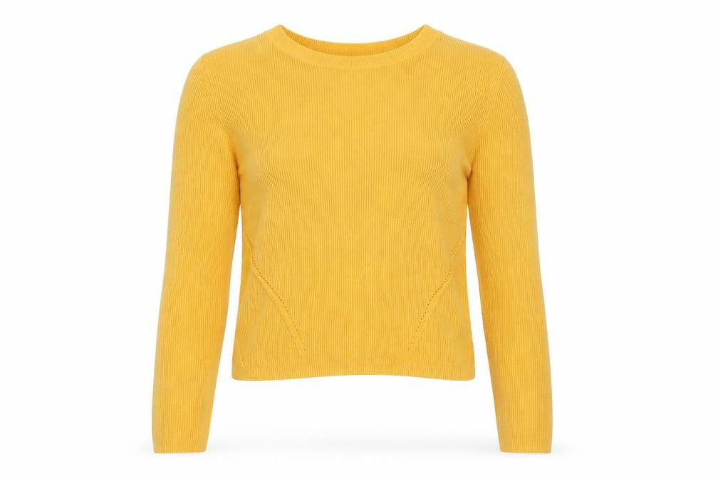 H&M Women’s Yellow Pullover Jumper, Size 12
