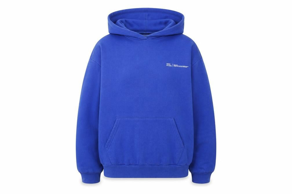 Boohoo Women's Blue Pullover Hoodie, Size S, Casual Comfort