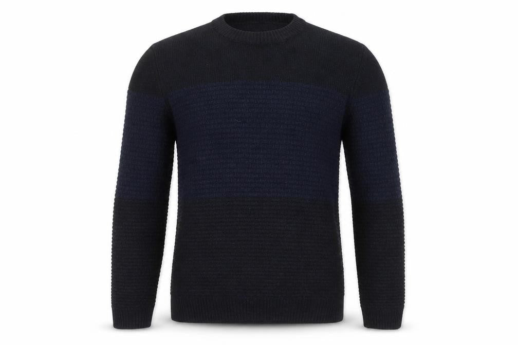 Topman Men's Blue Pullover Jumper, Size S, Crew Neck