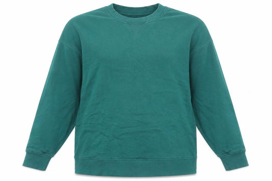 Zara Women's Green Pullover Sweatshirt Size 8