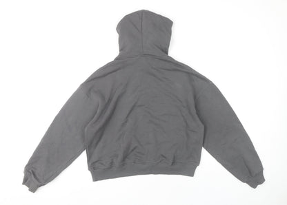 H&M Women’s Grey Pullover Hoodie Size 8