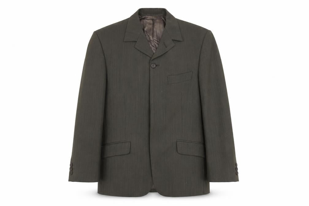 Jeff Banks Men's Grey Wool Blazer, 38, Short