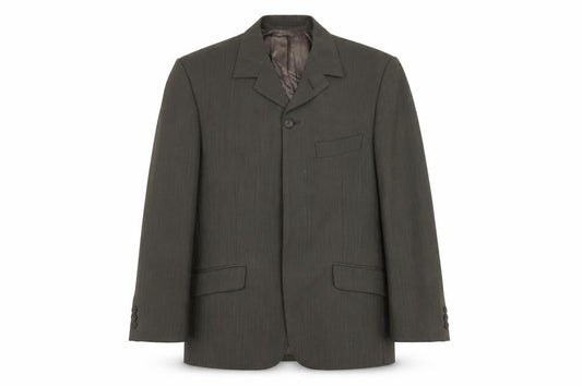 Jeff Banks Men's Grey Wool Blazer, 38, Short