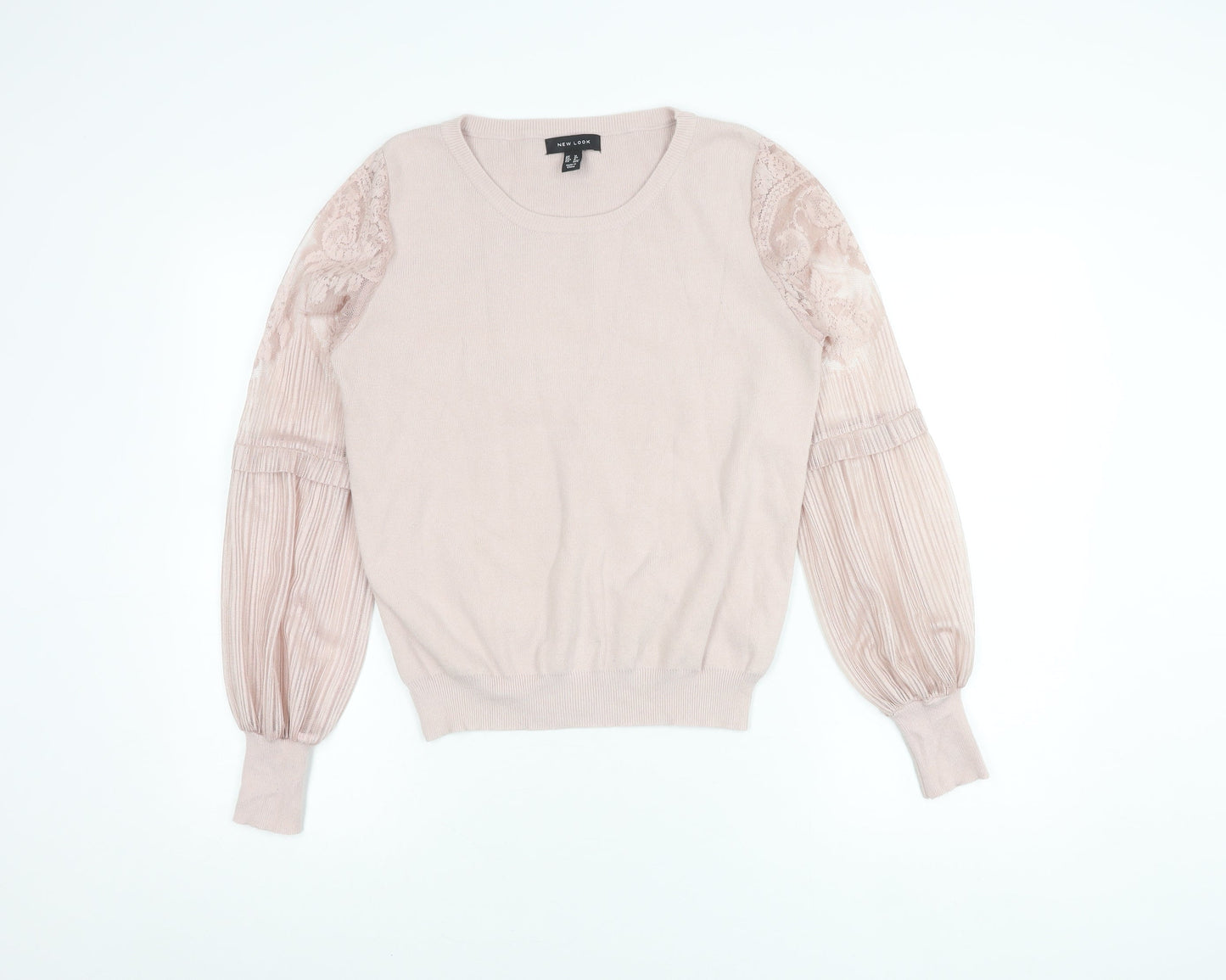 New Look Women's Pink Pullover Jumper Size 12