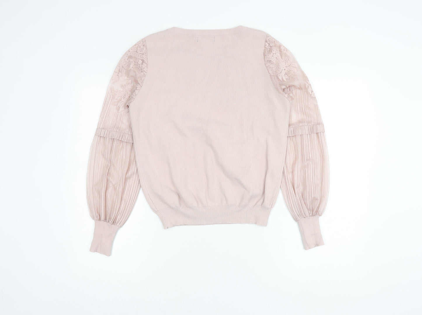 New Look Women's Pink Pullover Jumper Size 12
