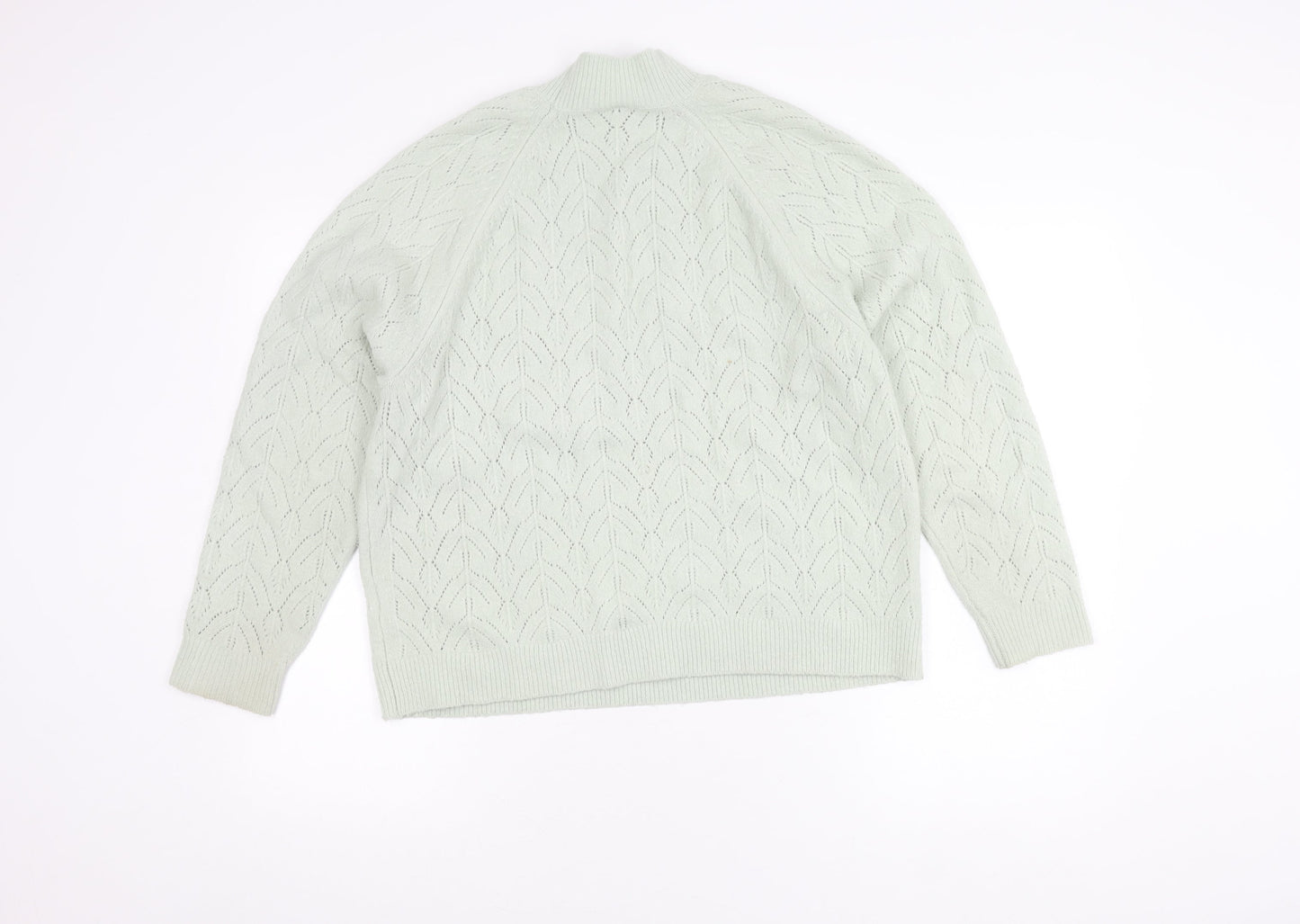 Uniqlo Women's Ivory Geometric Pullover Jumper L