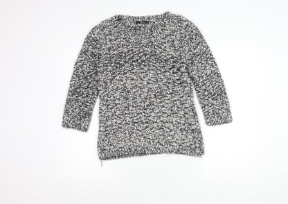 Bonmarché Women's Grey Knit Jumper M