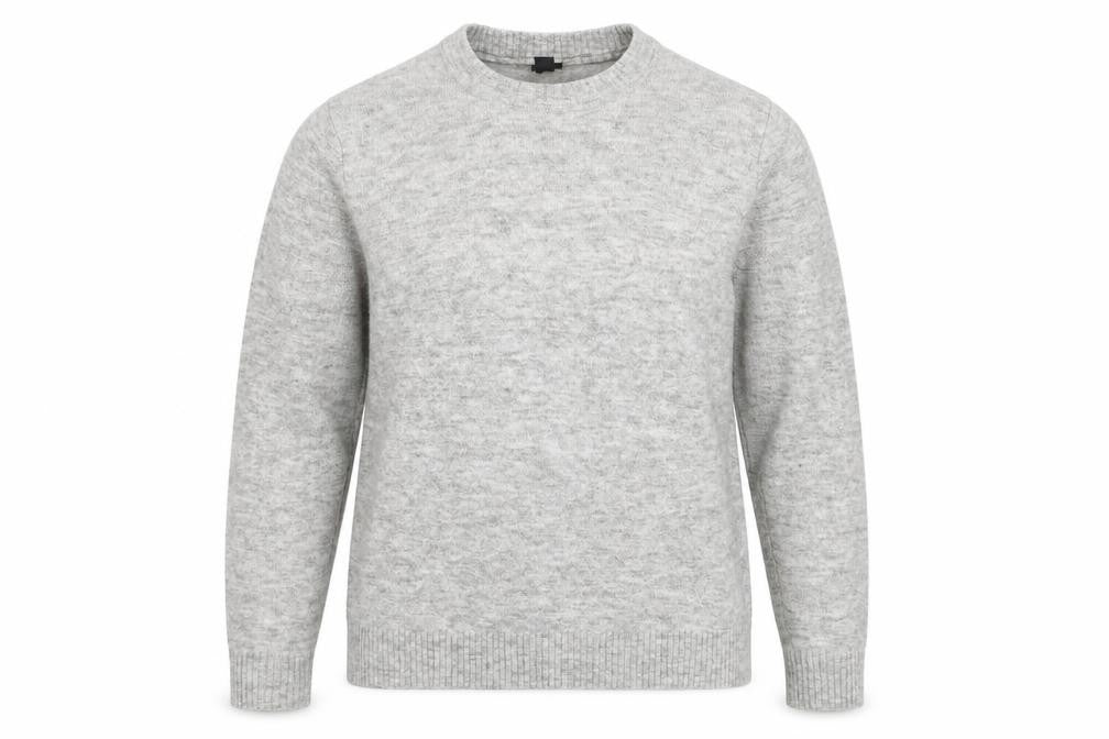 H&M Women's Grey Crew Neck Jumper Size 14