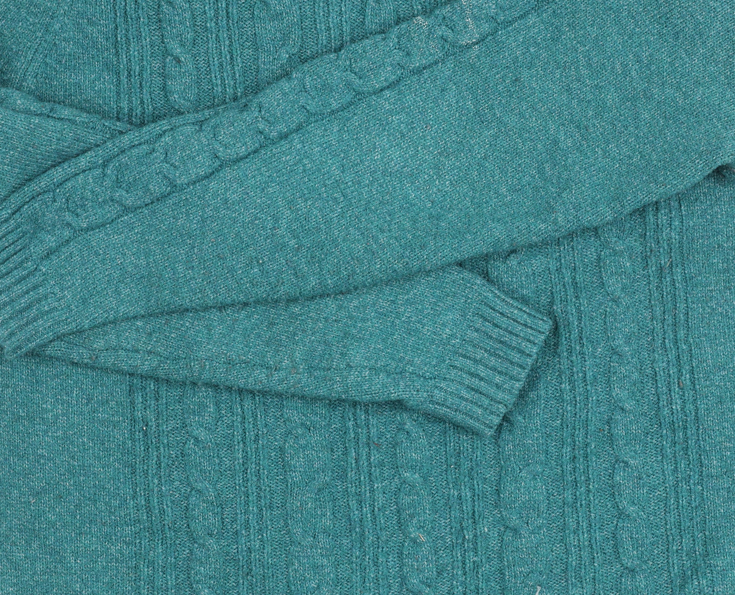 Bonmarché Women's Blue Cable-Knit Jumper, Size 12-14