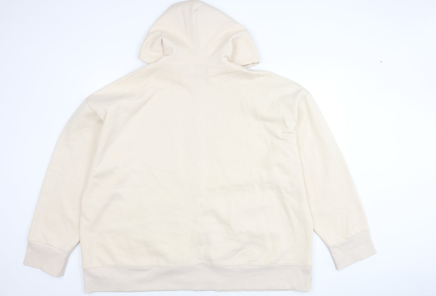 Topshop Women’s Beige Hooded Jacket, Size L, Casual