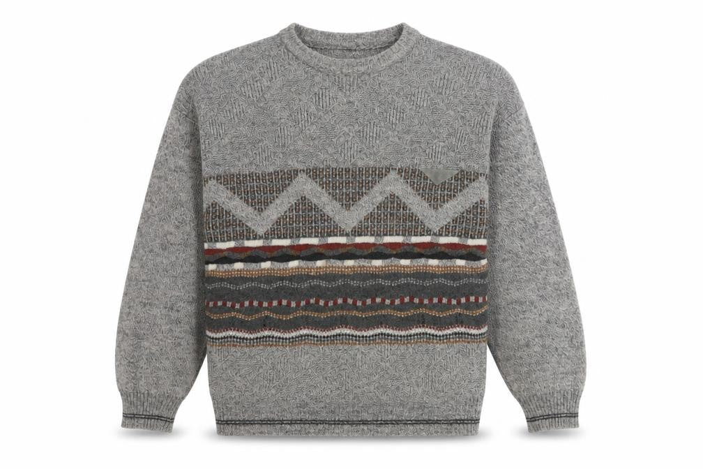 C&A Men's Grey Pullover Jumper - M