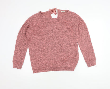 River Island Women’s Pink Pullover Jumper, Size 8