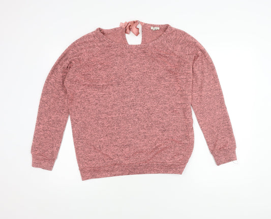 River Island Women’s Pink Pullover Jumper, Size 8