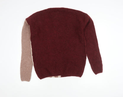 Back view of Zara Women's Multicoloured Striped Pullover M