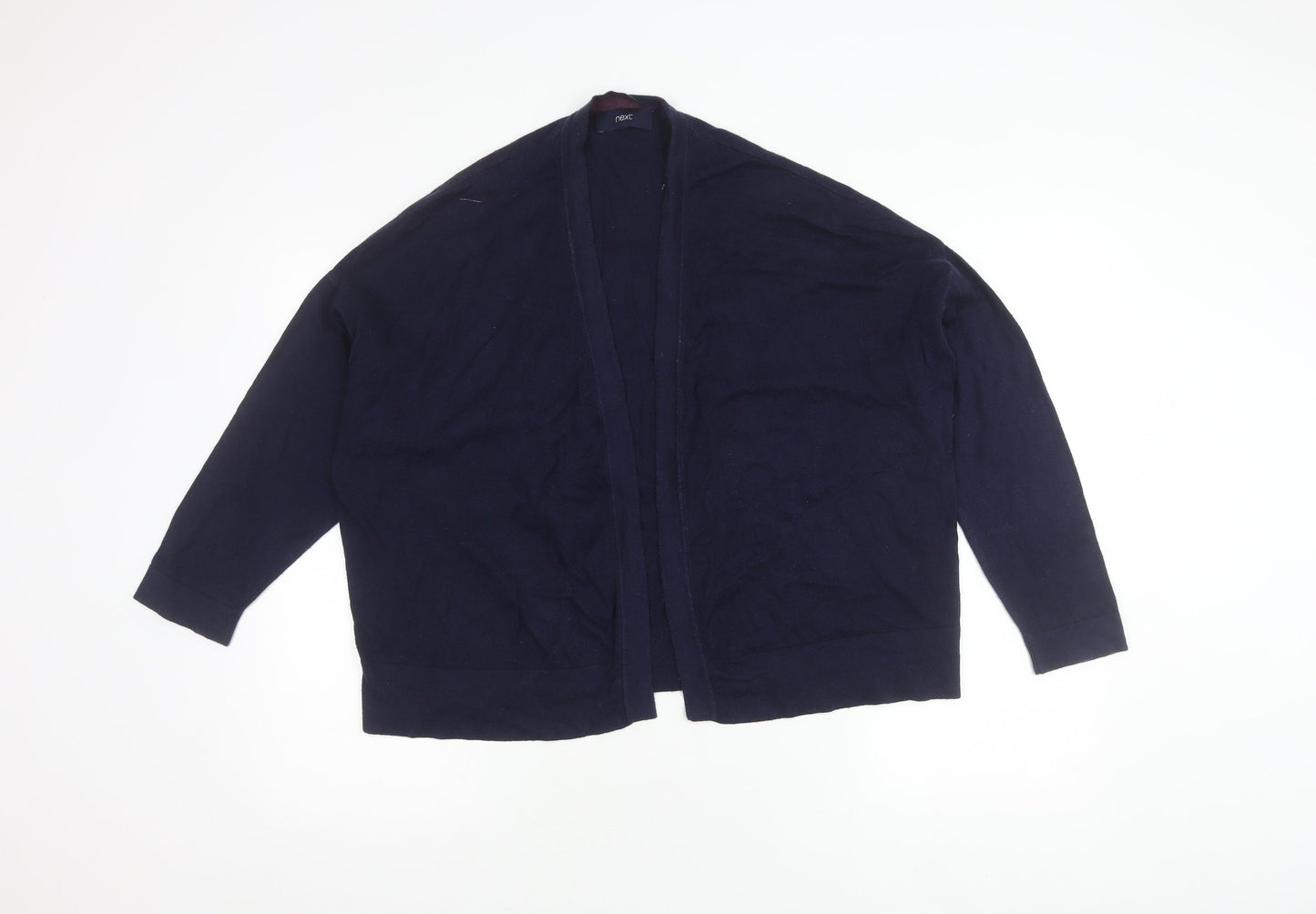 Next Women's Blue Long Sleeve Open Front Cardigan Size 12
