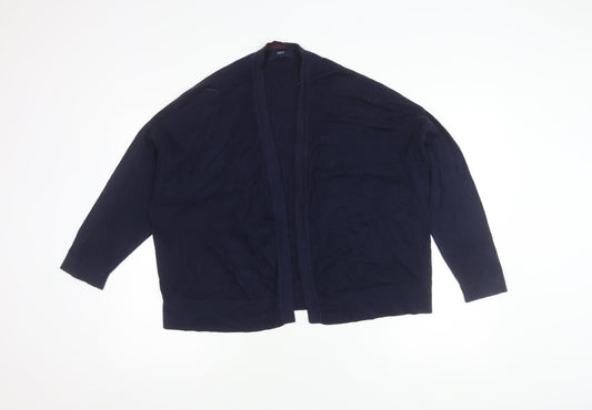 Next Women's Blue Long Sleeve Open Front Cardigan Size 12