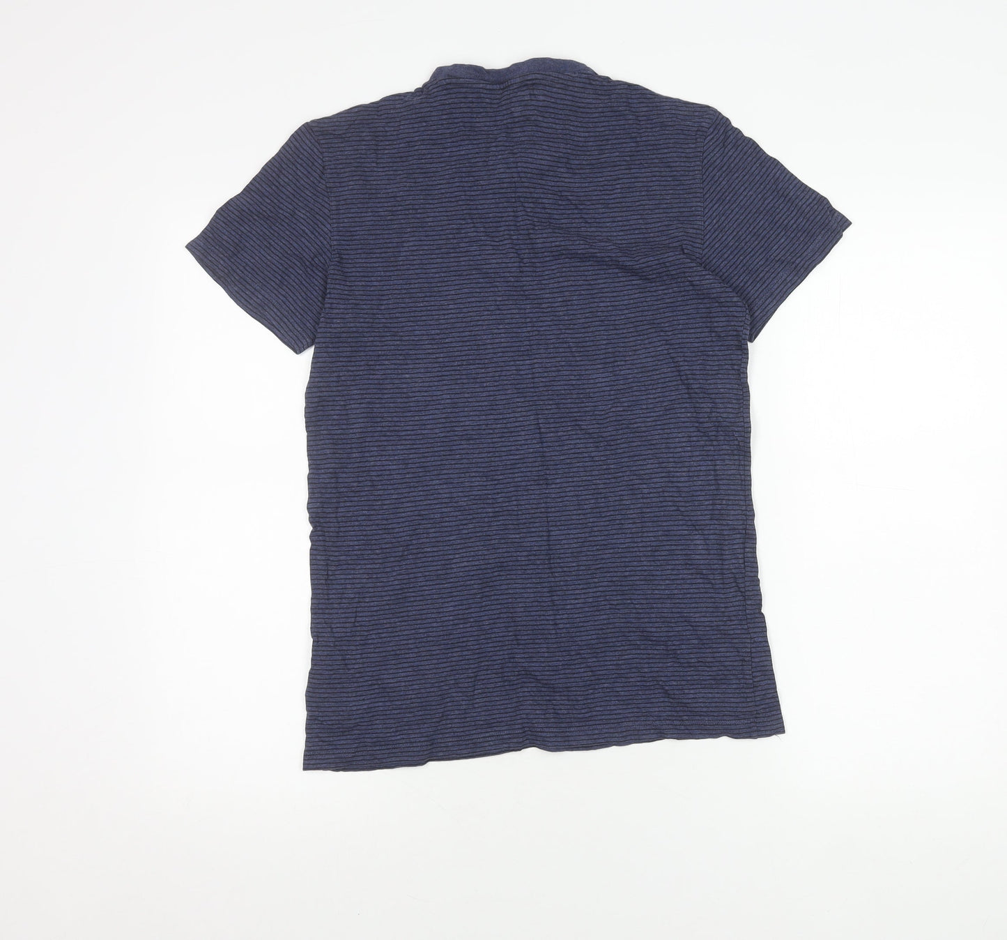 Gap Men's Blue XS Striped Cotton T-Shirt