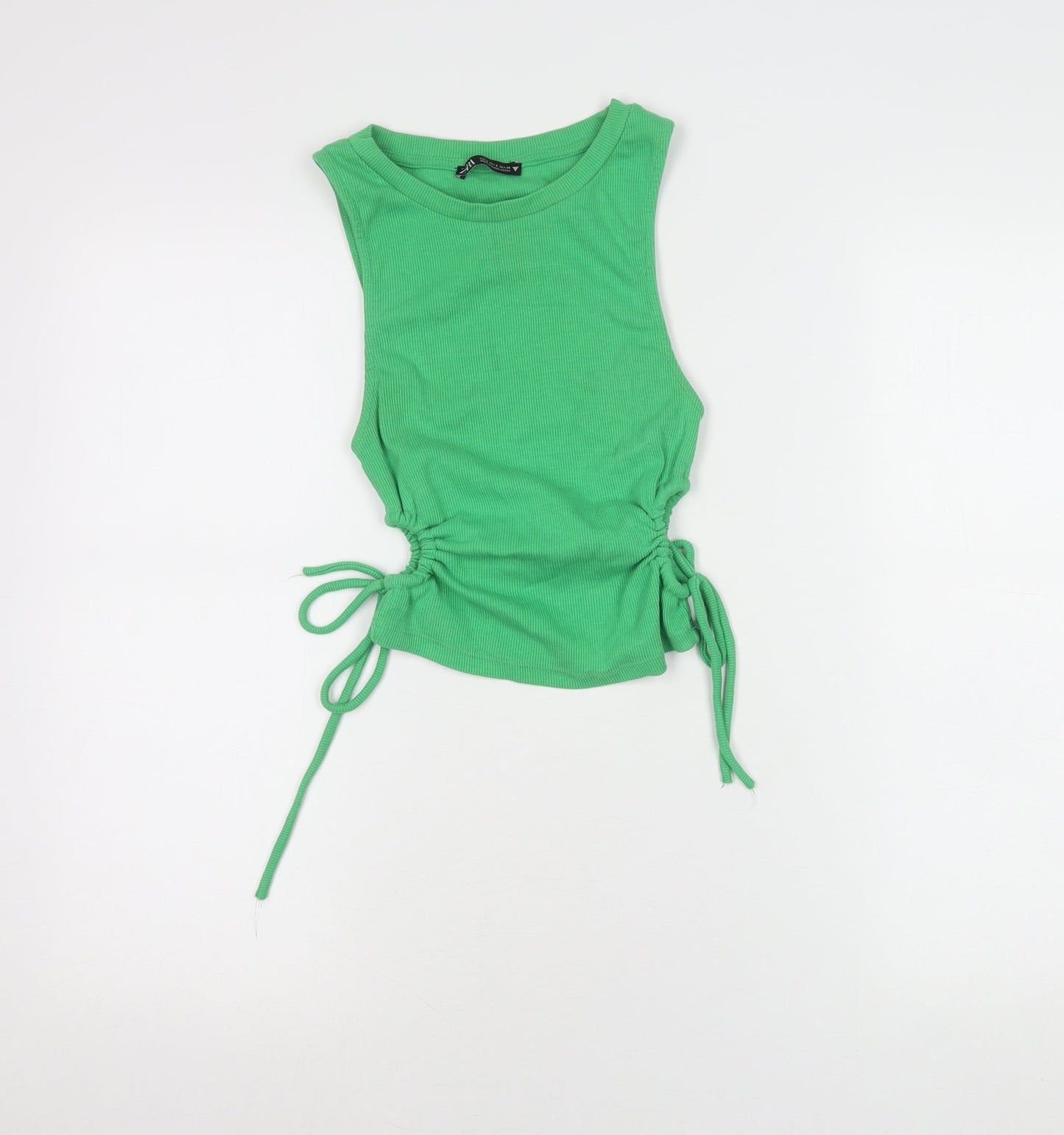 Zara Women’s Green Sleeveless Tank Top Size 10