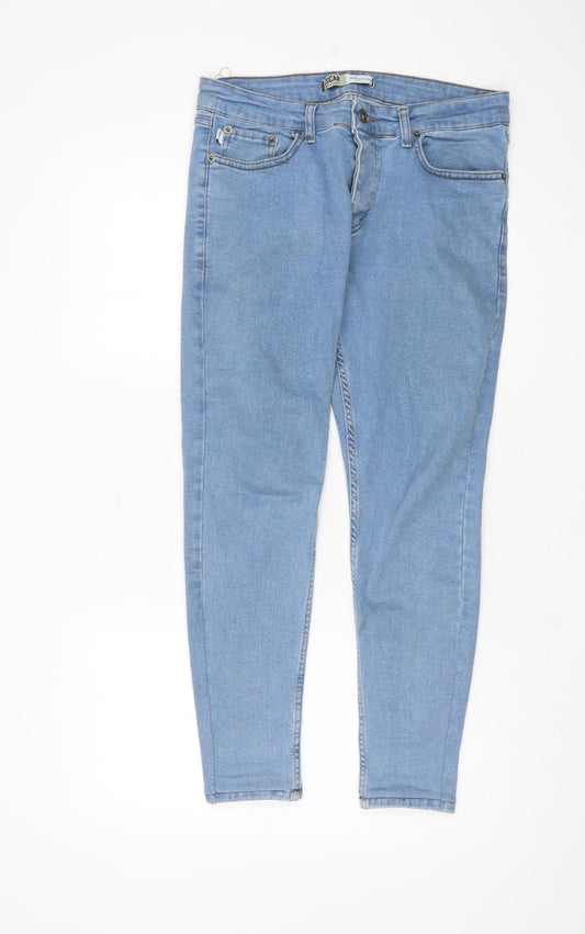 Oscar Men's Blue Skinny Jeans Size 31