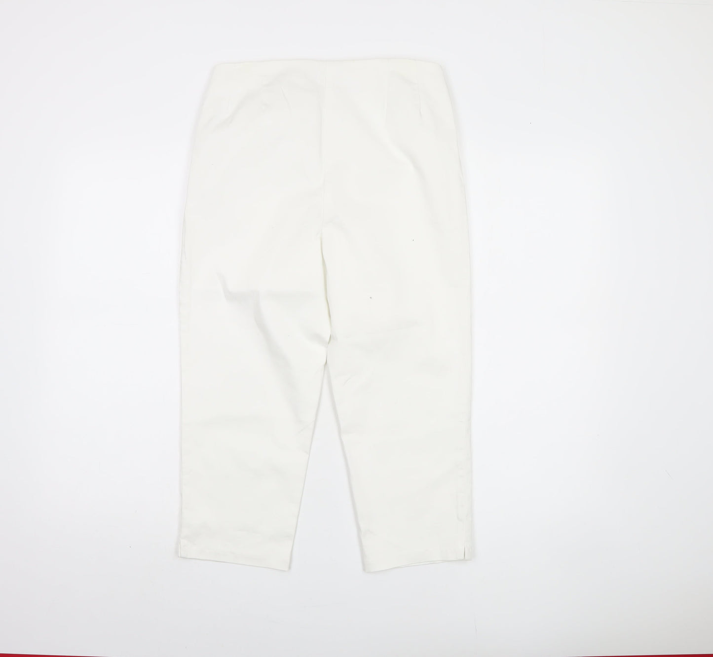 Marks and Spencer Women's White Trousers Size 10
