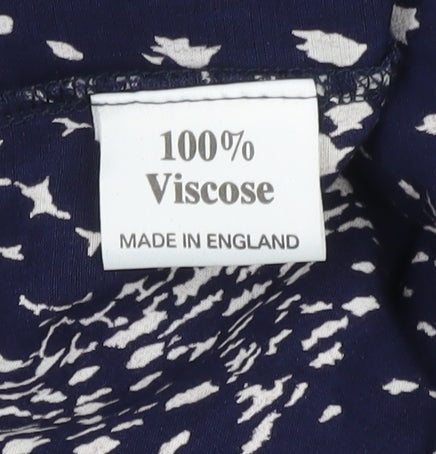 Richard Roberts Women's Blue Midi Shirt Dress Size 12