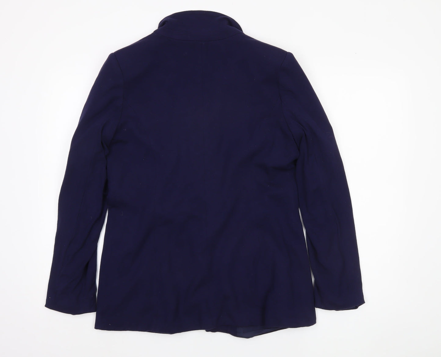 Oasis Women's Blue Blazer UK 12 Regular Fit Business